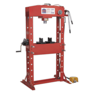 Air/Hydraulic Press 50tonne Floor Type with Foot Pedal